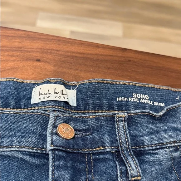 Nicole Miller SoHo high-rise ankle slim jeans - Picture 3 of 5
